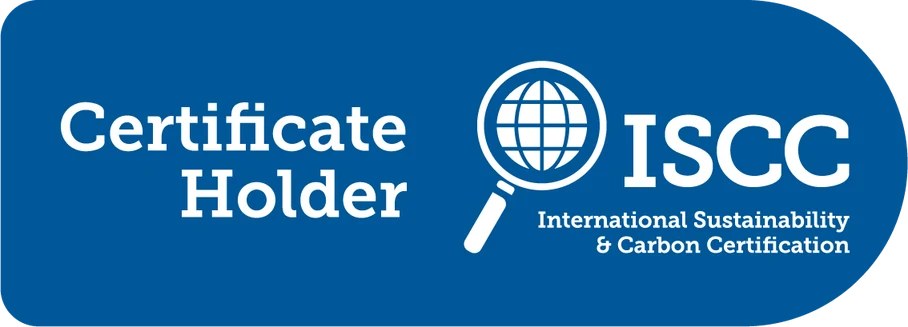 ISCC Certificate Holder. International Sustainability and Carbon Certification.